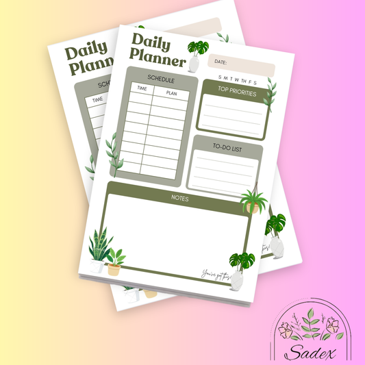 Daily Plant planner