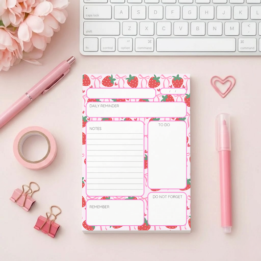 Strawberry sweet planner